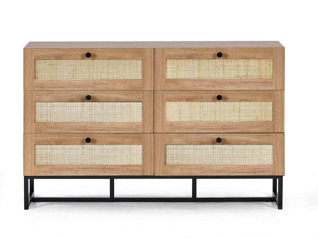 Padstow 6 Drawer Chest - Oak3 - Duck Barn Interiors