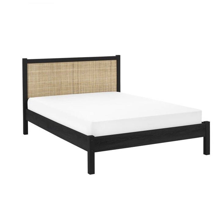 Padstow Rattan Black Bed - (2 Sizes)7 - Duck Barn Interiors