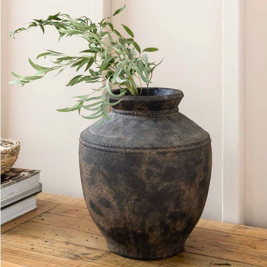 Portesham Vase - Antique Brown1 - Duck Barn Interiors