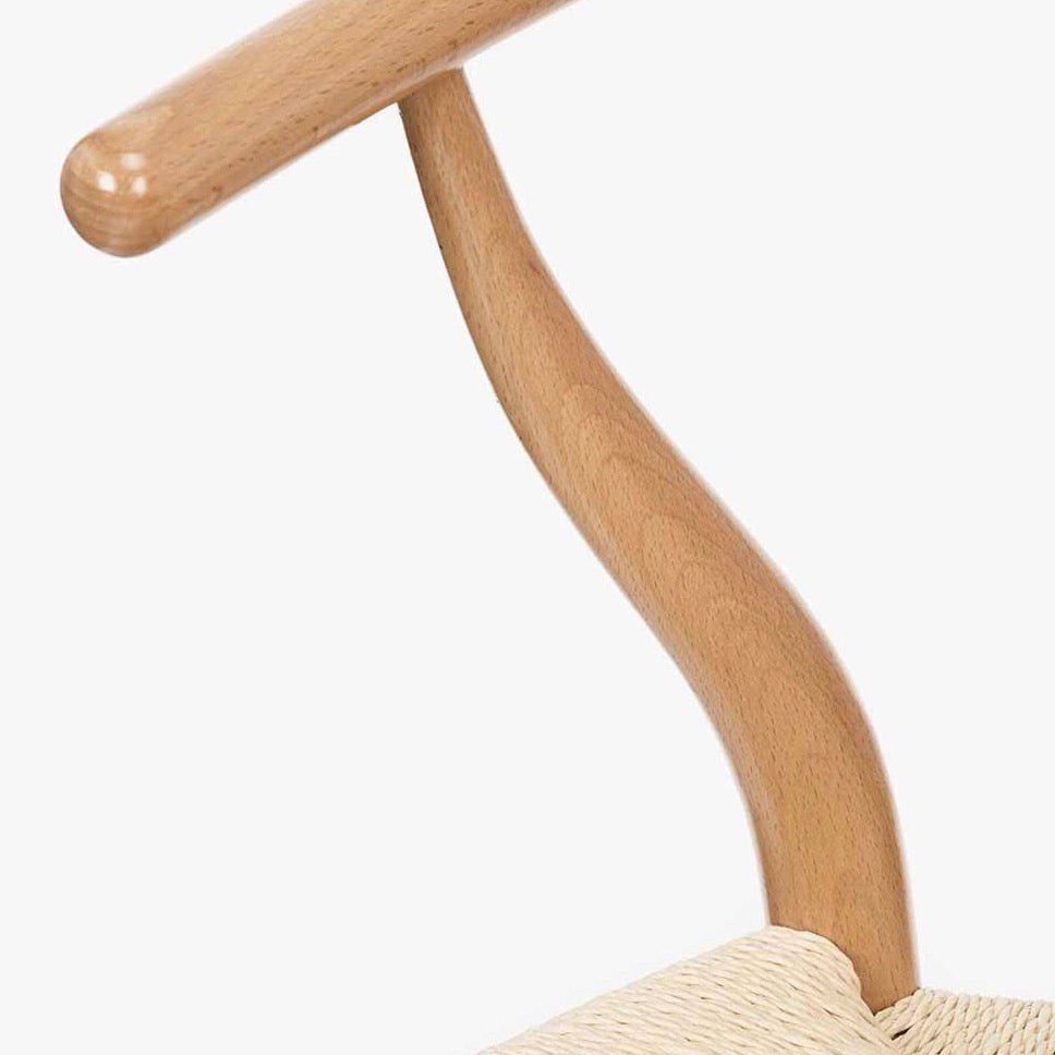 Quinn Wishbone Dining Chairs - Natural Beech7 - Duck Barn Interiors