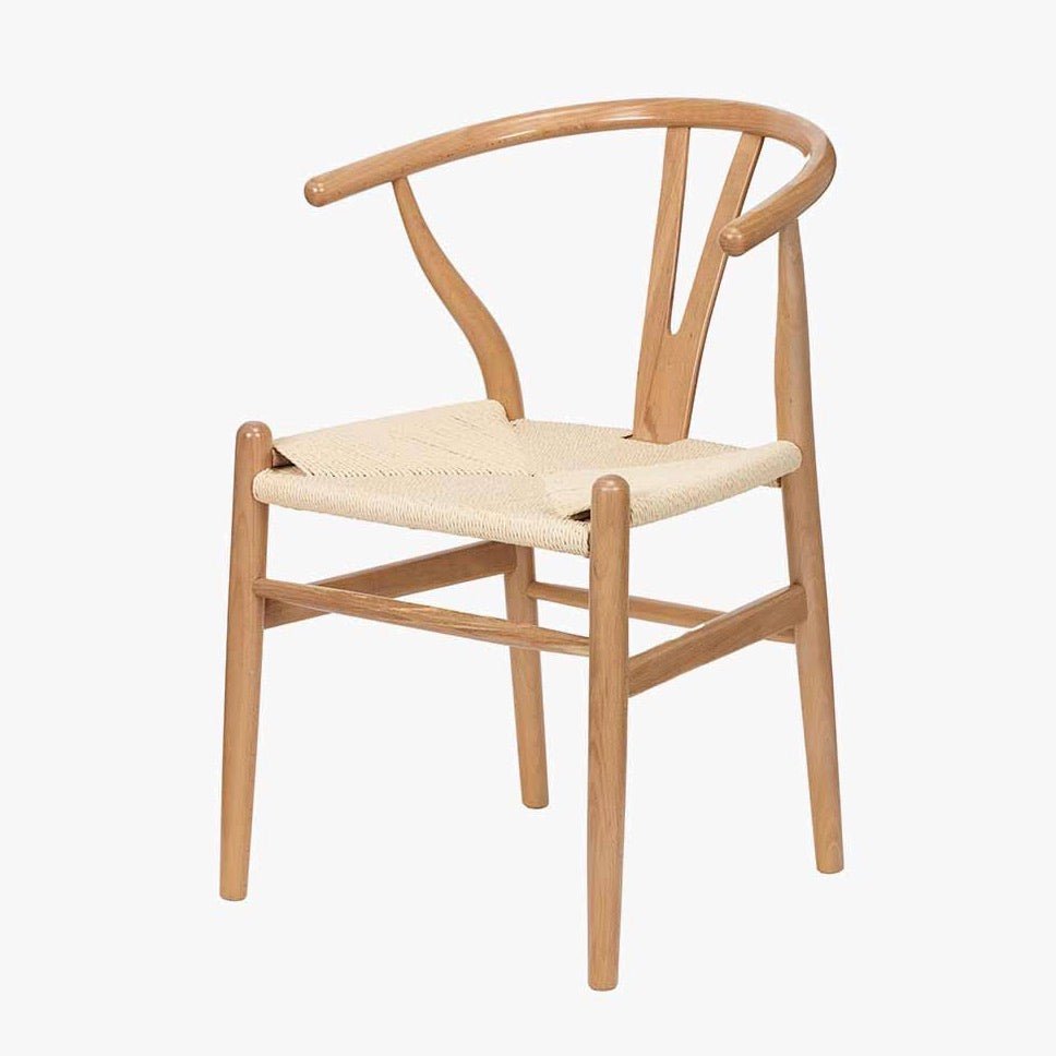 Quinn Wishbone Dining Chairs - Natural Beech9 - Duck Barn Interiors