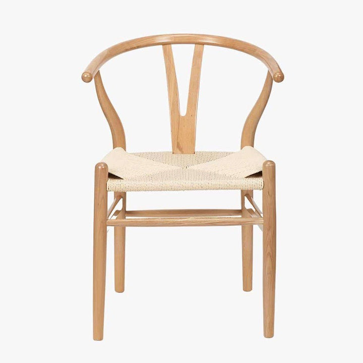 Quinn Wishbone Dining Chairs - Natural Beech10 - Duck Barn Interiors