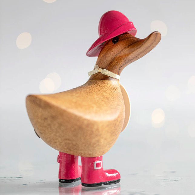 Rainy Day Ducky - Pink - Duck Barn Interiors