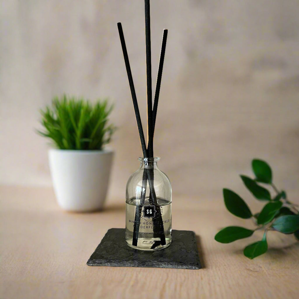 Secret Garden Reed Diffuser - Winter Honeysuckle & Elderflower2 - Duck Barn Interiors