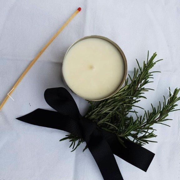 Secret Garden Soy Wax Scented Candle - Rosemary & Eucalyptus2 - Duck Barn Interiors