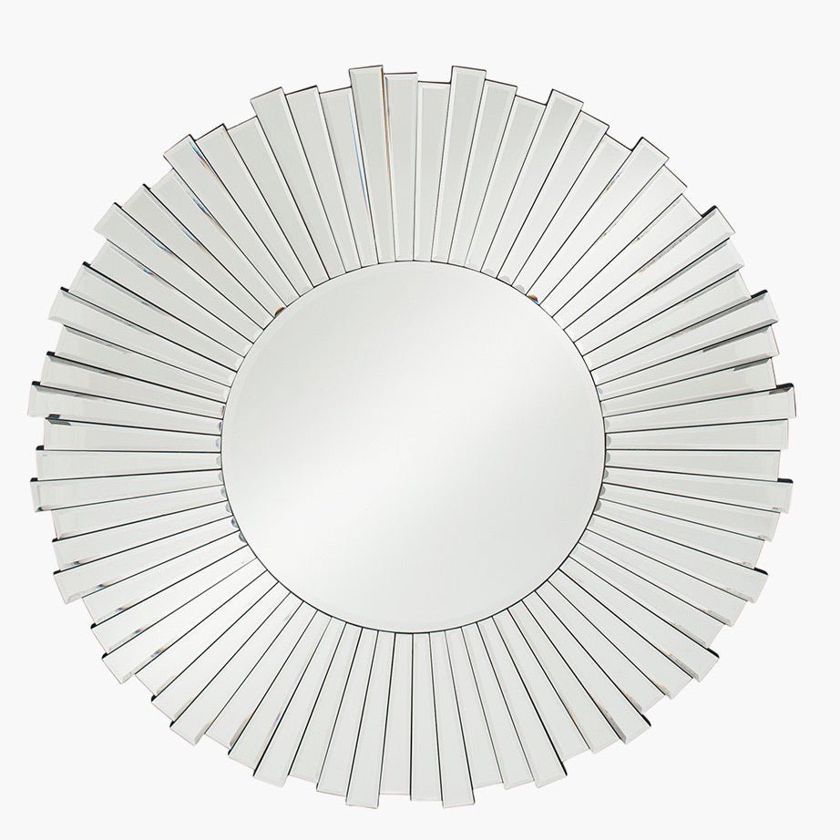 Starburst Round Glass Wall Mirror2 - Duck Barn Interiors