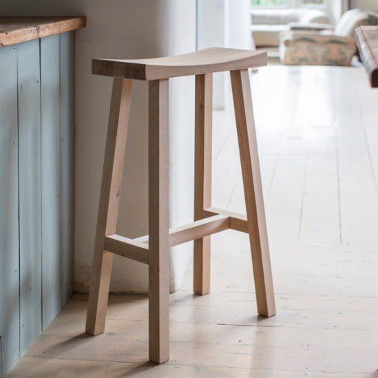 Tall Clockhouse Bar Stool - Natural - Duck Barn Interiors