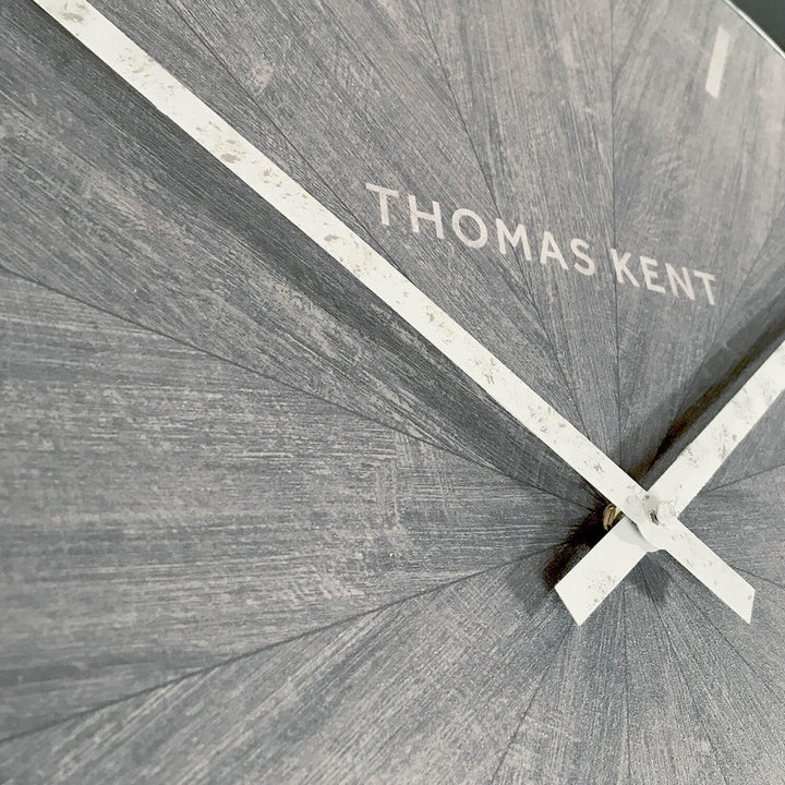 Thomas Kent Wharf Wall Clock - Limestone (76cm/30") - Duck Barn Interiors