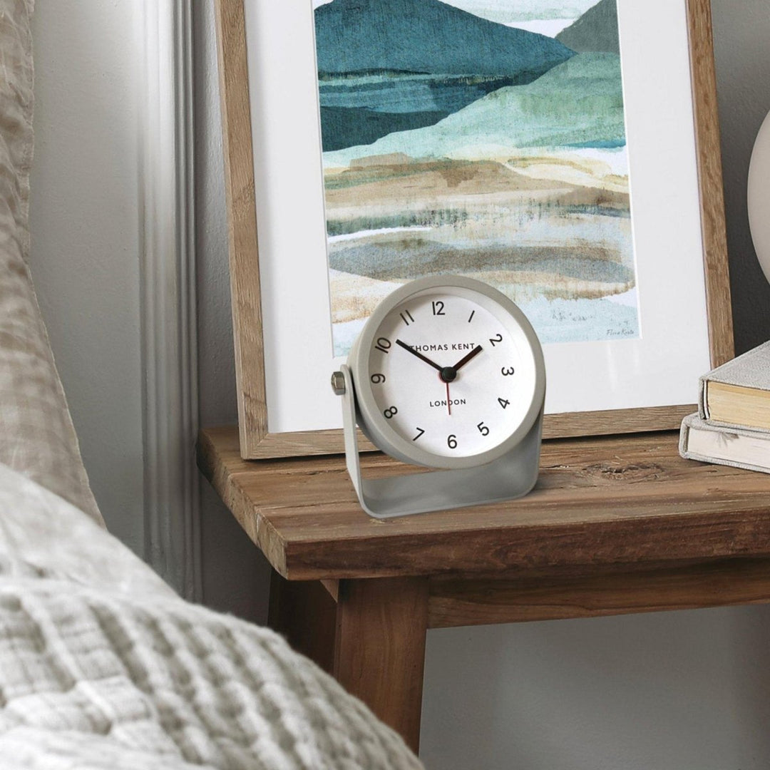 Thomas Kent Wren Alarm Clock - Dove Grey2 - Duck Barn Interiors