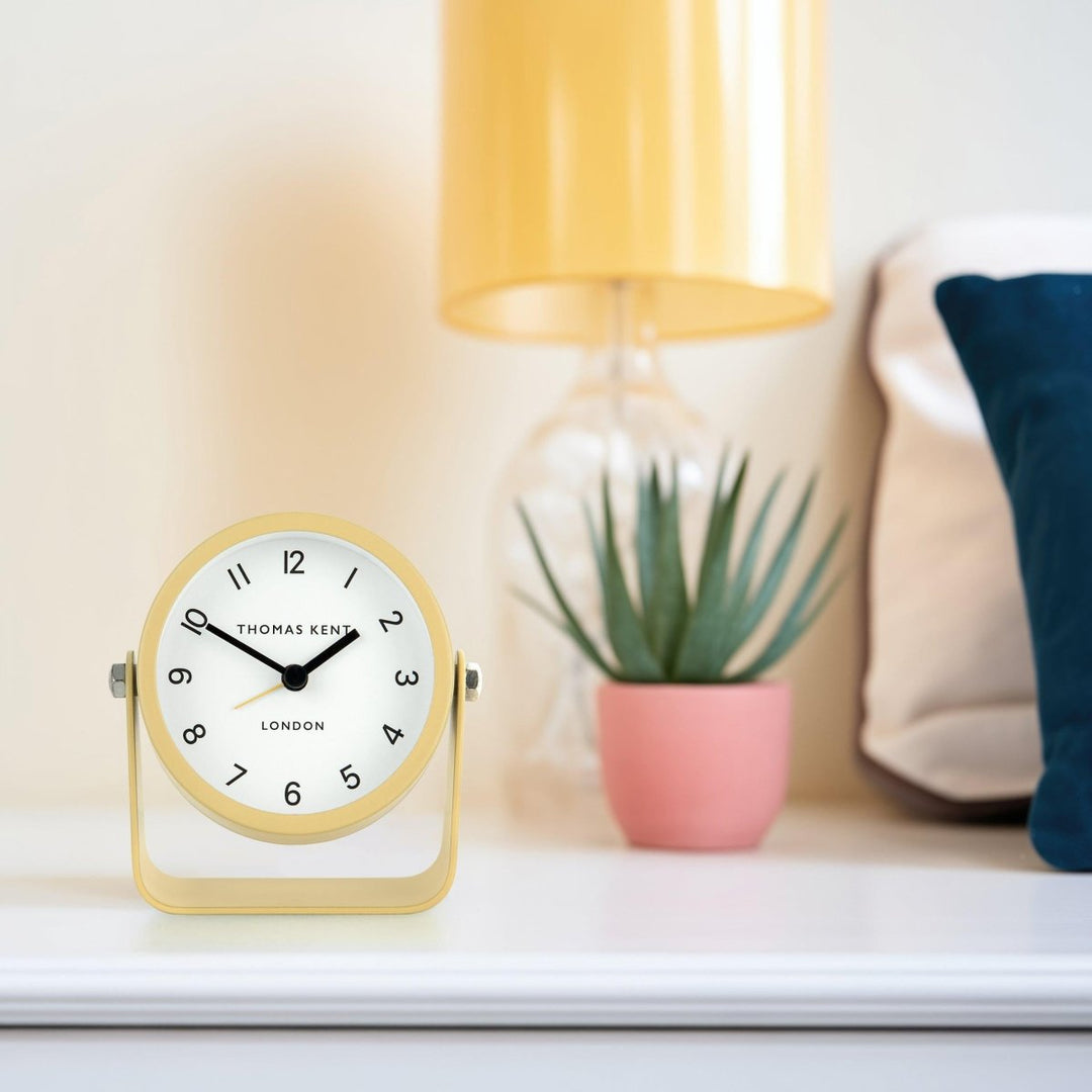 Thomas Kent Wren Alarm Clock - Ochre Yellow4 - Duck Barn Interiors