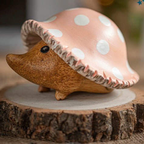 Toadstool Hedgy - Peach