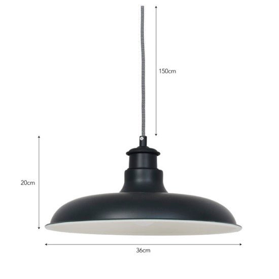 Toulon Pendant Light - Carbon4 - Duck Barn Interiors