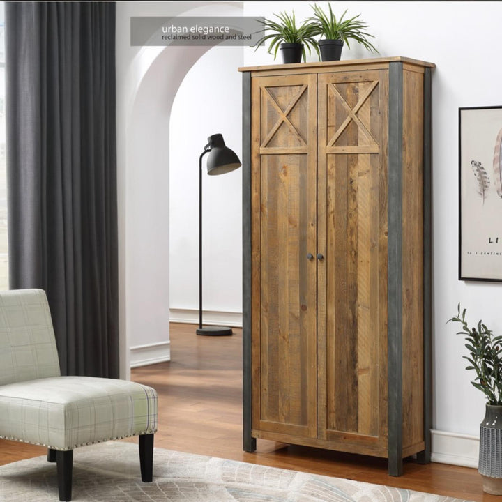 Urban Elegance - Reclaimed Living Room Storage Cabinet1 - Duck Barn Interiors