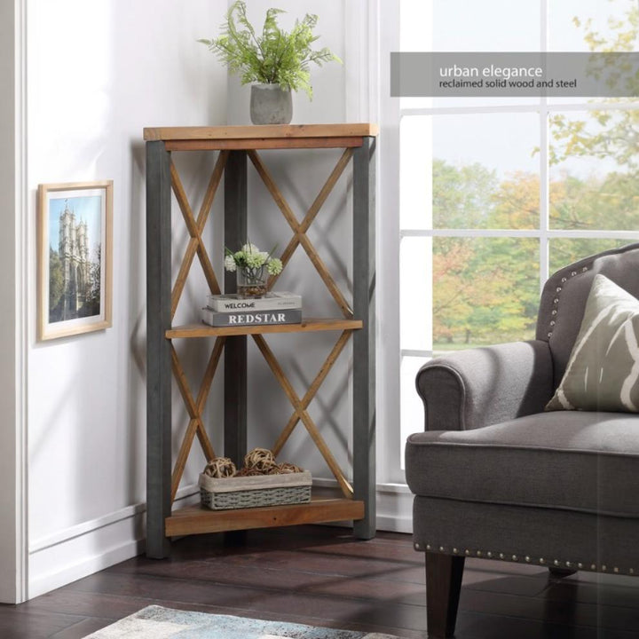 Urban Elegance Small Corner Bookcase - Duck Barn Interiors