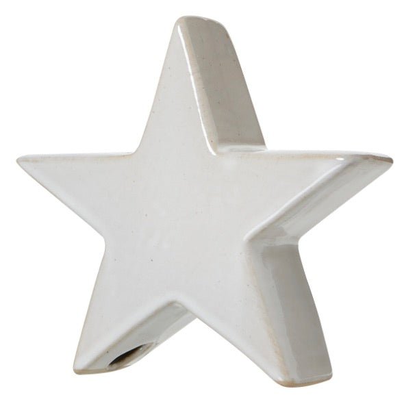 White Ceramic Stars (3 Sizes)3 - Duck Barn Interiors