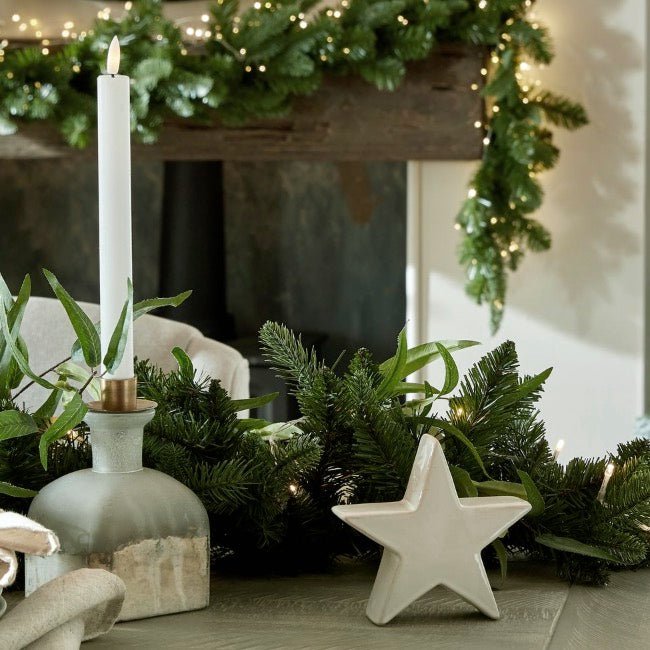 White Ceramic Stars (3 Sizes)2 - Duck Barn Interiors