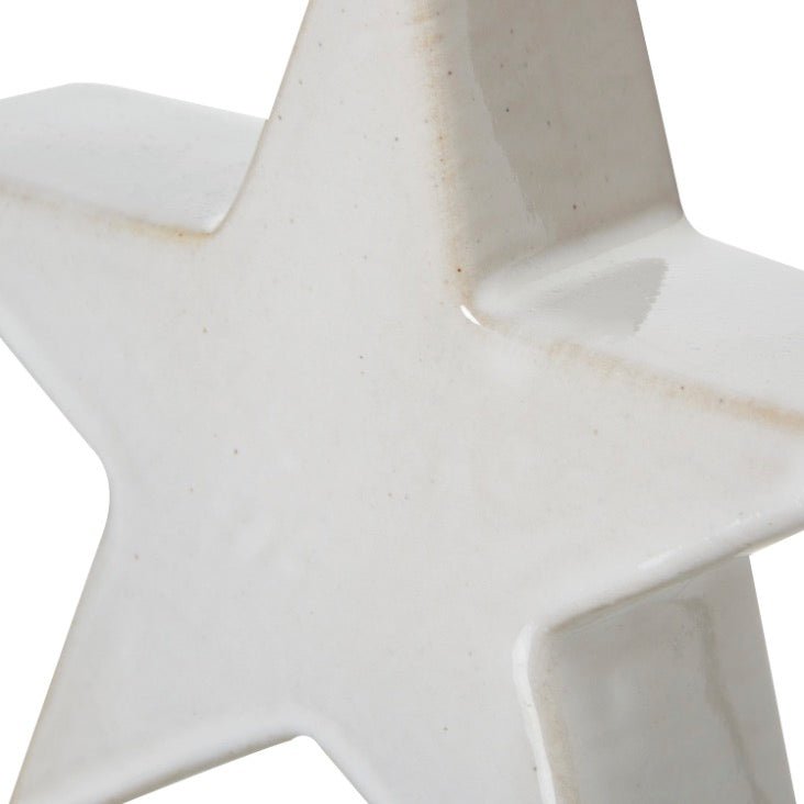 White Ceramic Stars (3 Sizes)4 - Duck Barn Interiors