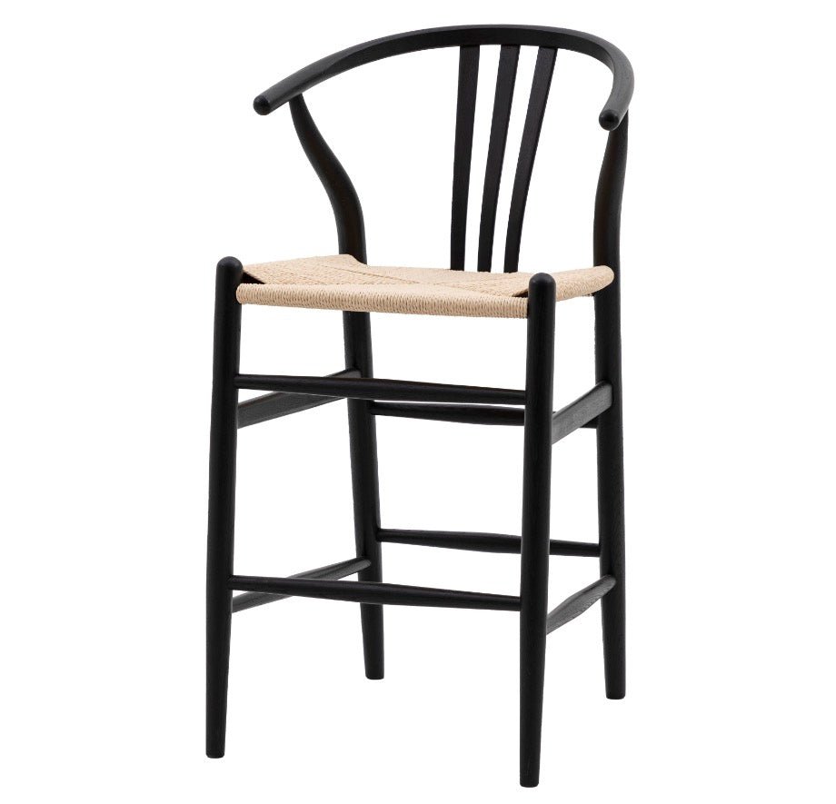 Whitney Bar Stool - Black (Set of 2)2 - Duck Barn Interiors