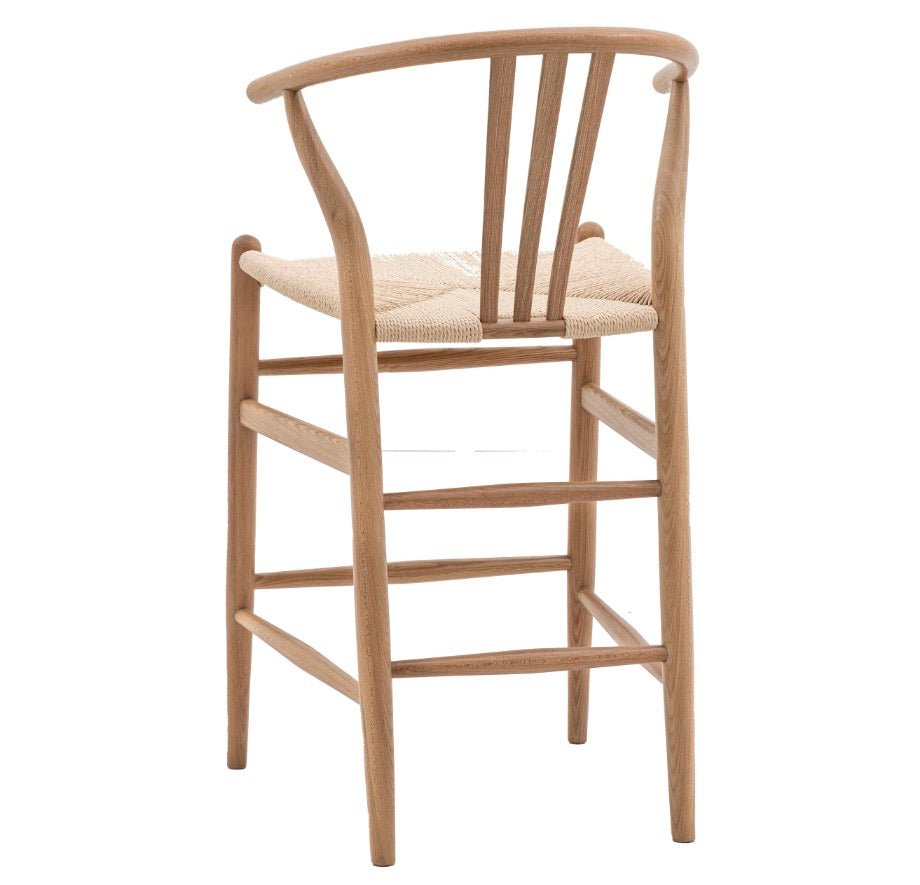 Whitney Bar Stool - Natural (Set of 2) - Duck Barn Interiors