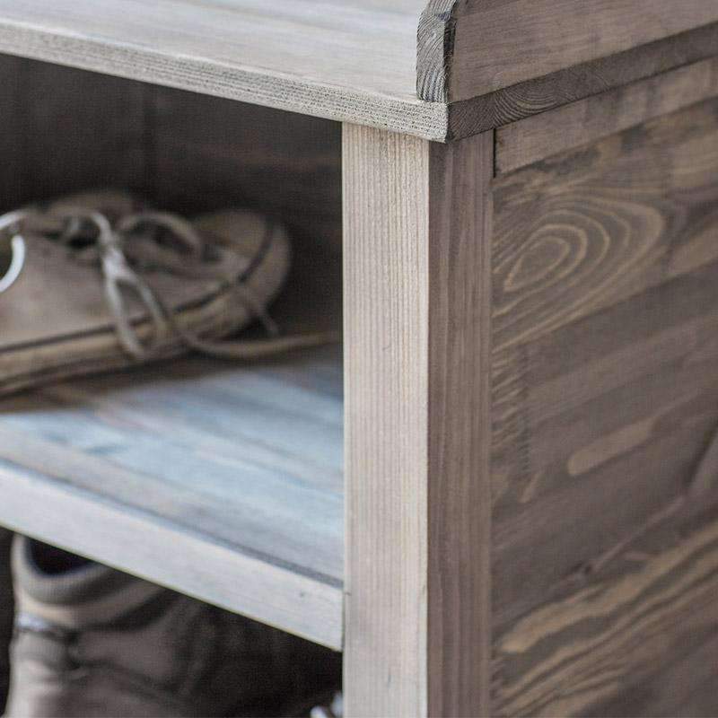 Aldsworth Wooden Welly Bench - Duck Barn Interiors