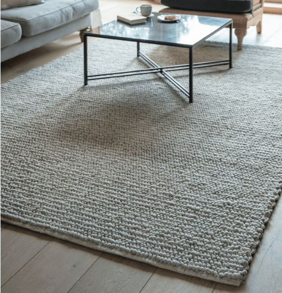 Badbury Rug in Stone - (Various Sizes)1 - Duck Barn Interiors