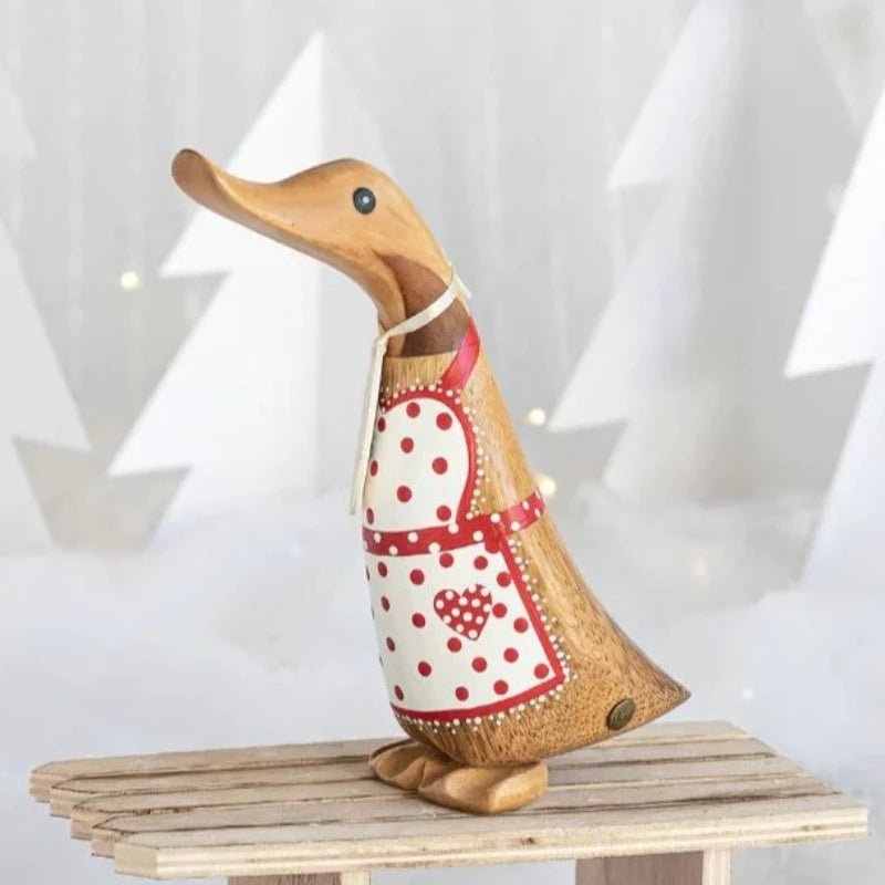 Baker Duckling in Spotty Apron1 - Duck Barn Interiors