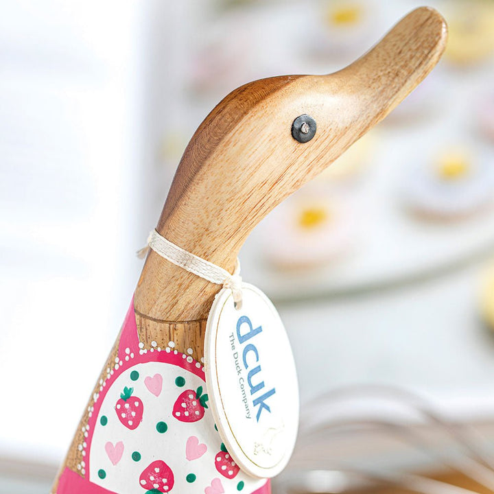 Baker Duckling in Strawberry Apron3 - Duck Barn Interiors