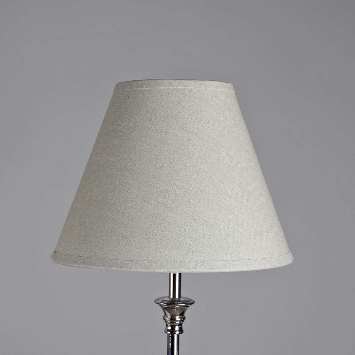 Biggie Best Bergkamp Nickel Table Lamp with Shade - Duck Barn Interiors