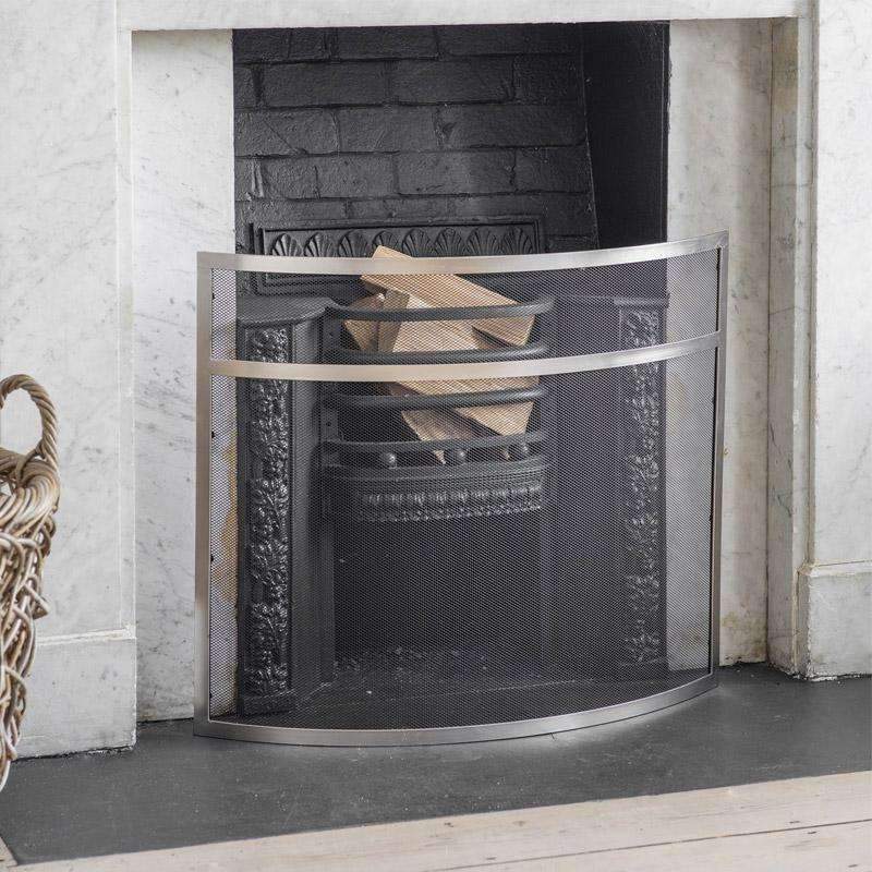 Bretforton Silver Firescreen - Small1 - Duck Barn Interiors