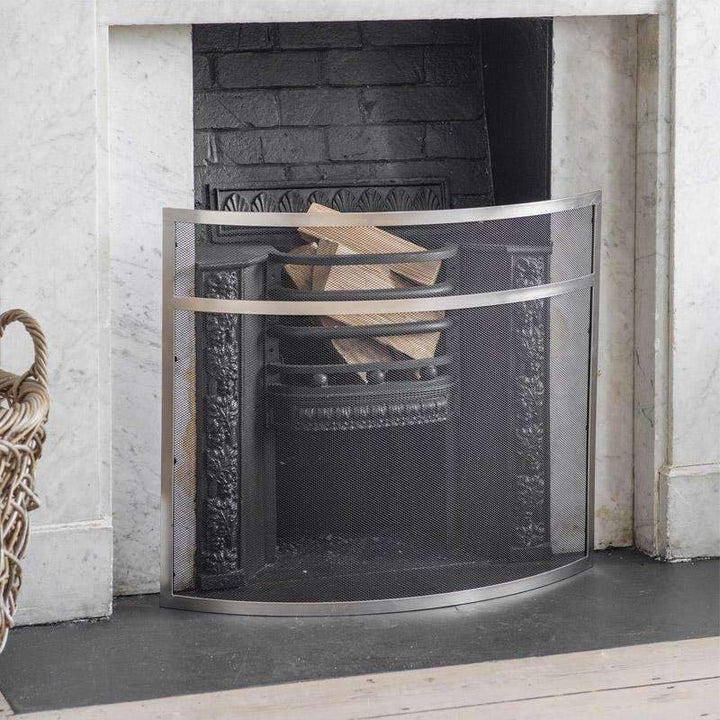 Bretforton Silver Firescreen - Small1 - Duck Barn Interiors