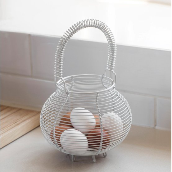 Brompton Egg Basket - Chalk1 - Duck Barn Interiors