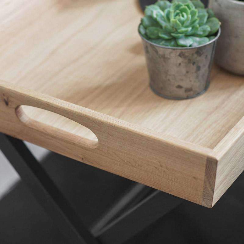 Butlers Side Table in Carbon - Oak - Duck Barn Interiors