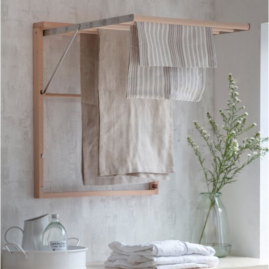 Chalford Wall Clothes Dryer - Beech2 - Duck Barn Interiors