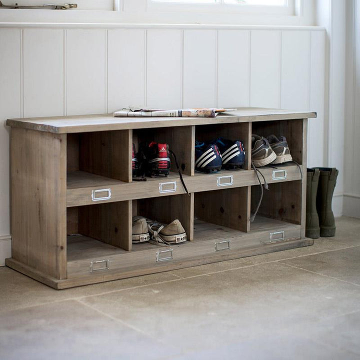 Chedworth 8 Shoe Locker - Spruce1 - Duck Barn Interiors