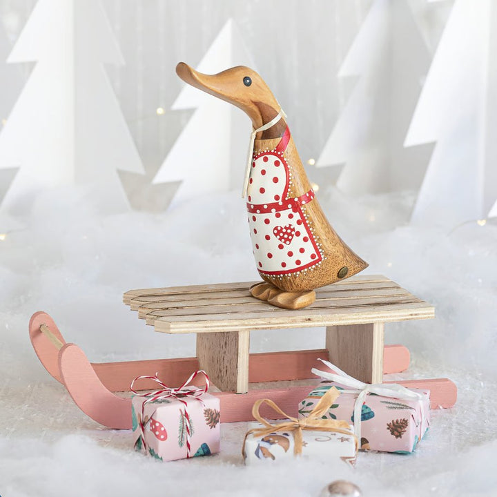 Baker Duckling in Spotty Apron5 - Duck Barn Interiors