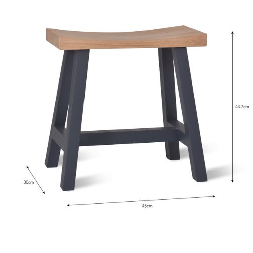 Clockhouse Stool - Carbon2 - Duck Barn Interiors