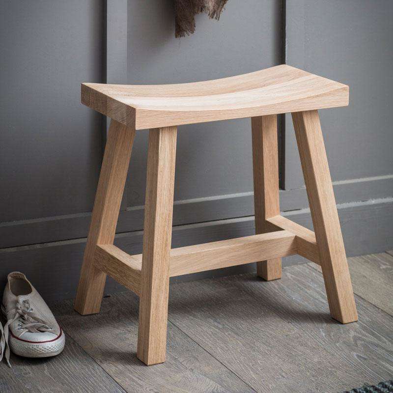 Clockhouse Stool - Raw Oak - Duck Barn Interiors