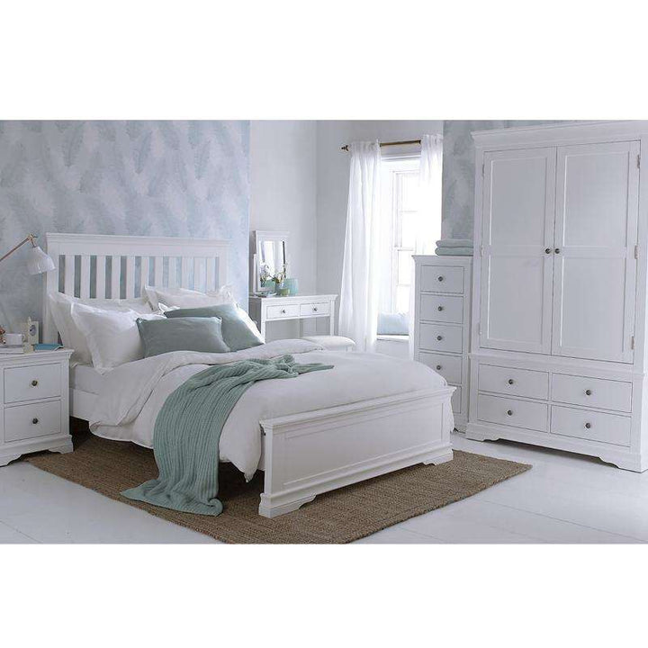 Coastal Chalk White 3 Drawer Chest of Drawers - Duck Barn Interiors