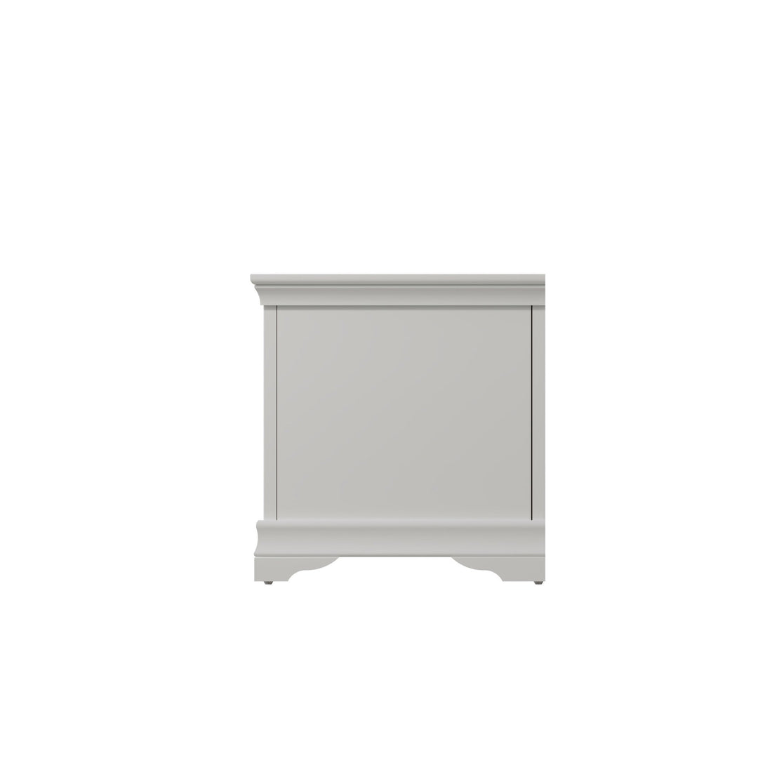 Coastal Chalk White Blanket Box - Duck Barn Interiors