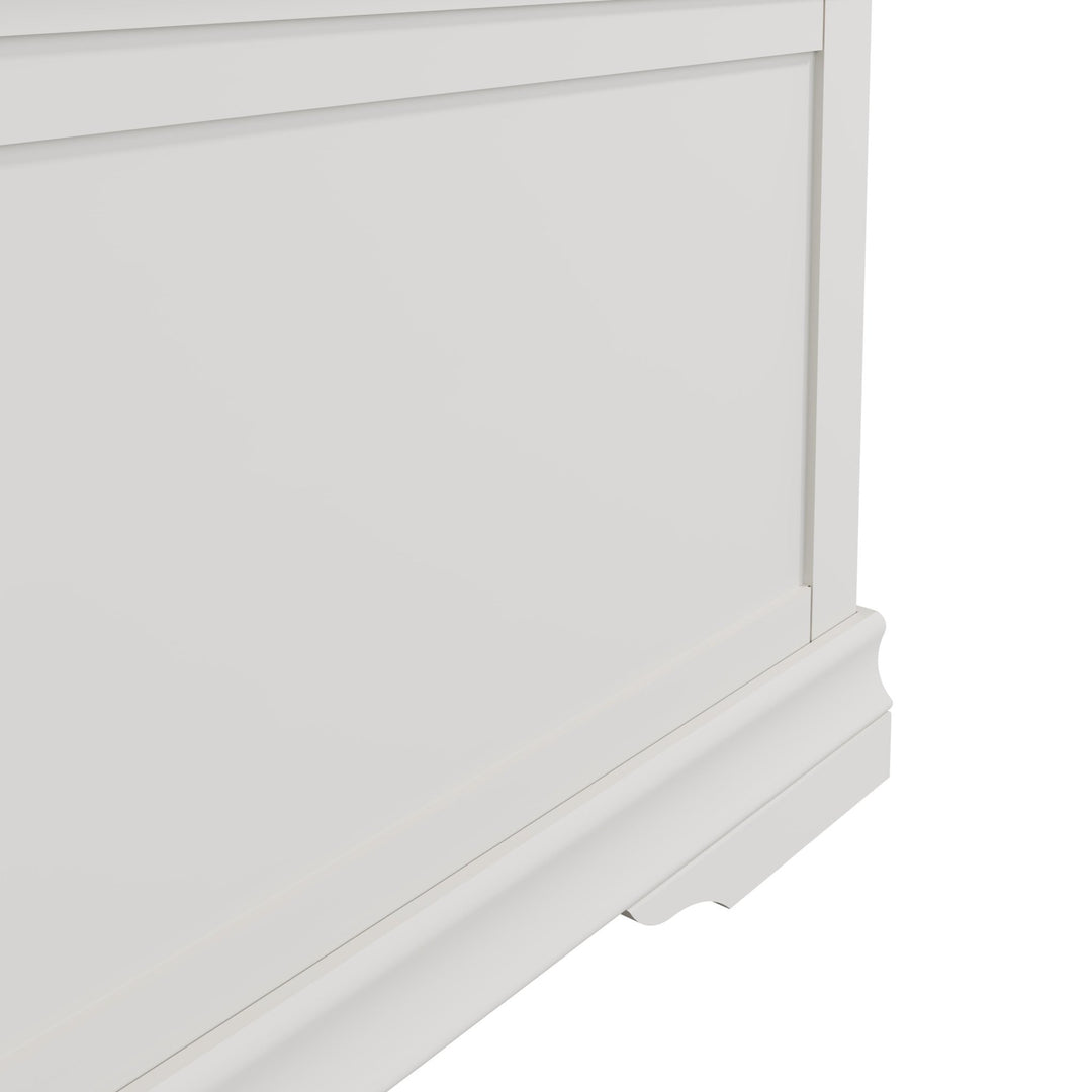 Coastal Chalk White Blanket Box - Duck Barn Interiors