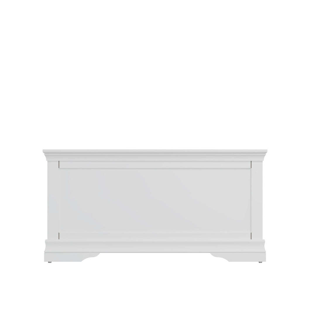 Coastal Chalk White Blanket Box - Duck Barn Interiors