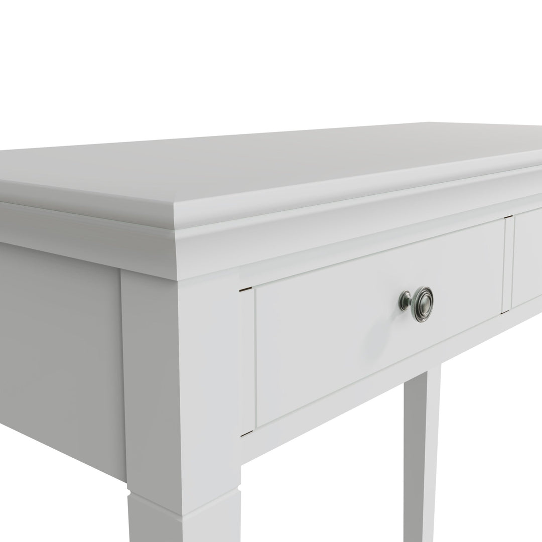 Coastal Chalk White Dressing Table - Duck Barn Interiors