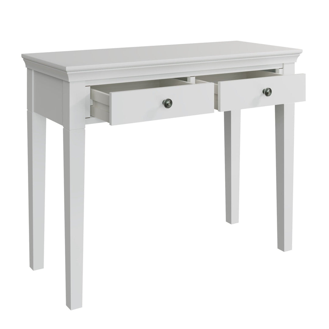 Coastal Chalk White Dressing Table - Duck Barn Interiors