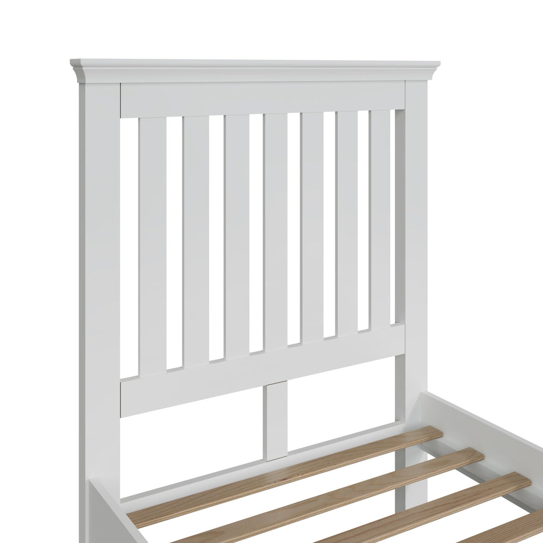 Coastal Chalk White Single Bed Frame 3ft - Duck Barn Interiors