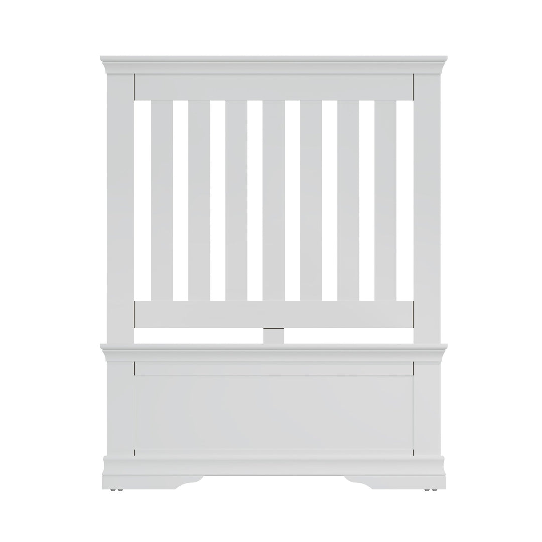 Coastal Chalk White Single Bed Frame 3ft - Duck Barn Interiors