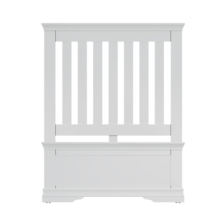 Coastal Chalk White Single Bed Frame 3ft - Duck Barn Interiors