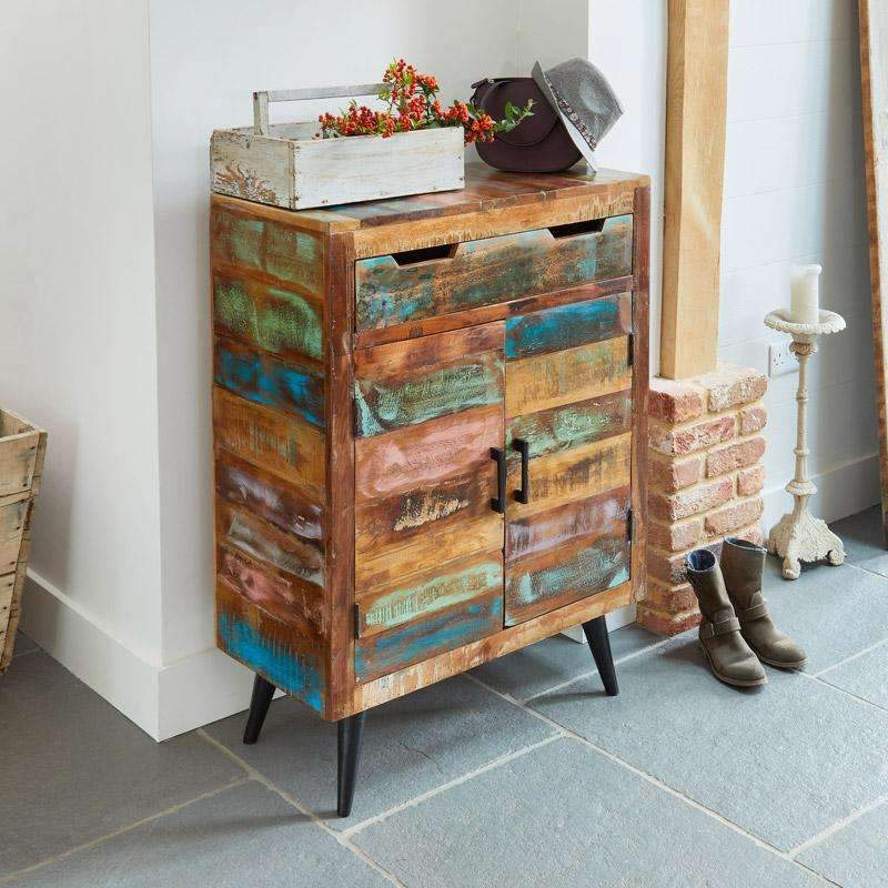 Coastal Chic Shoe Cupboard - Duck Barn Interiors