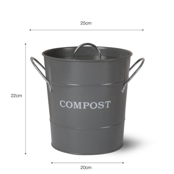 Compost Bin - Charcoal2 - Duck Barn Interiors