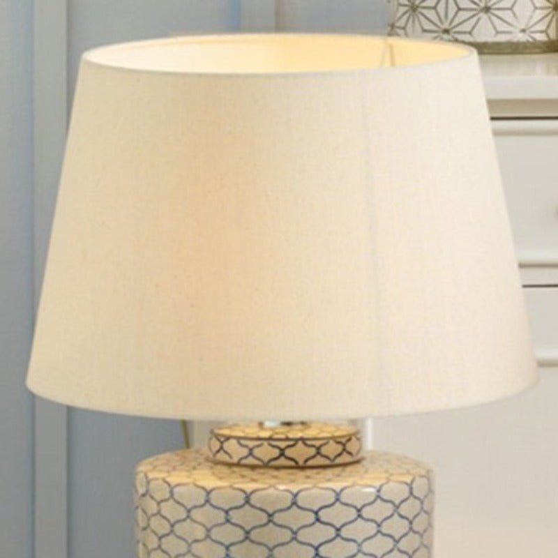 Cotton Cream Lamp Shade1 - Duck Barn Interiors