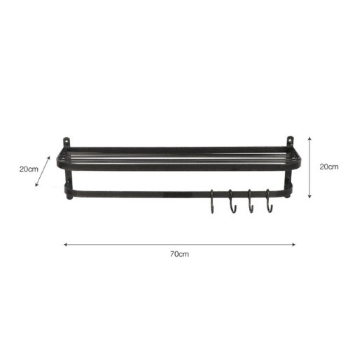 Farringdon Luggage Rack - Dark Grey - Duck Barn Interiors